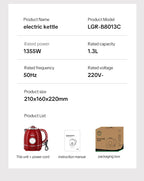 European-style retro electric kettle, 3L large capacity, constant temperature and heat preservation, a great home item