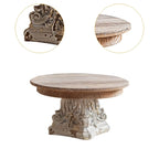 Wooden Fruit Tray Food Dish Plate Rustic Tea and Coffee Table Tray