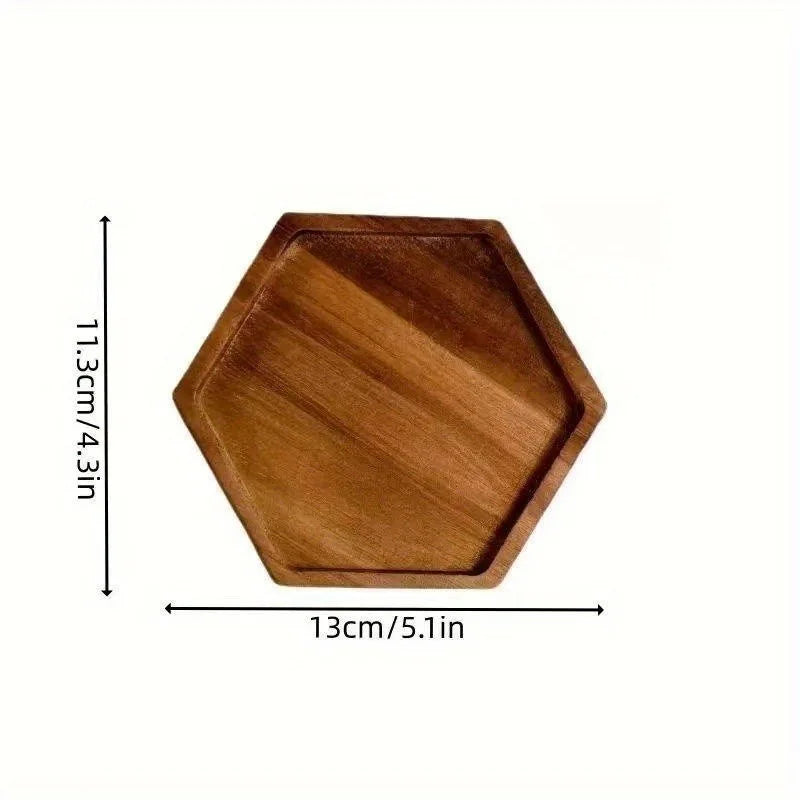 Japanese solid wood fruit plate factory wholesale wooden tray multi-size high-value fruit tray snack plate