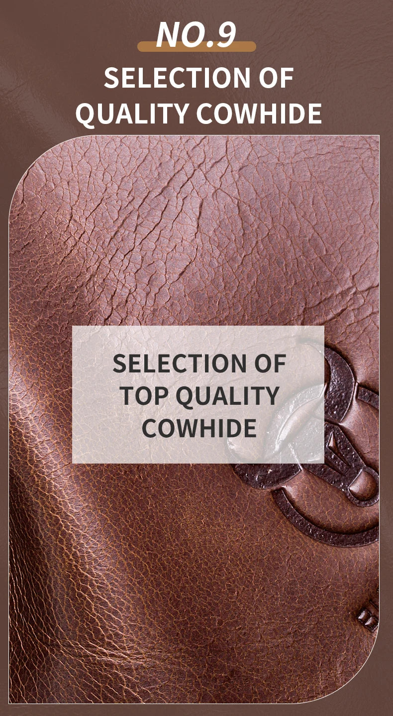 Casual Fashion Men's Messenger Bag's Business Portable Handbag Man Leather Shoulder Bag Mobile 6.5'' Phone Bags