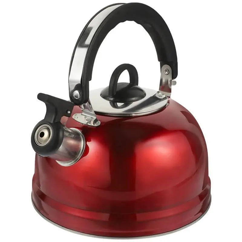 Chirping Kettle Wide Opening Whistling Teapot Stovetop Flame Stainless Steel Whistle