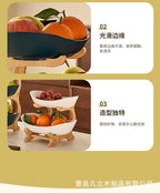 Fruit Plate Plastic Snack Dish Creative Modern Dried Fruit Basket Candy Dish Cake Stand dessert trays fruteros de cocina