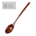 1/2pcs Wooden Spoon Kitchen Cooking Utensil Tools Soup Tea Spoon Tableware Catering Cooking Tool Coffee Soup Honey Spoon