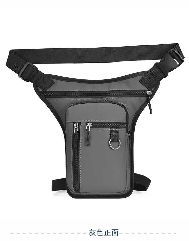 Men Drop Leg Bag Waist Bag for Men Fanny Pack Phone Purse Motorcycle Riding Shoulder Cross Body Thigh Male Hip Belt Waist Bags
