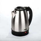 Stainless Steel Electric Kettle 1.8L 220V Silver Black Base Separation Desion Rust-resistant Durable for Home During Travel