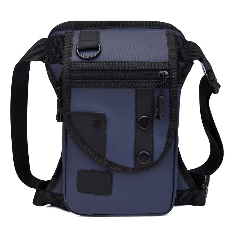 Men's Waist Bag Leg Bag Utility Belt Pack Pouch Male Hip Motorcycle Riding Leggings Thigh Bags Fanny Pack Cycling Shoulder Bag