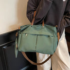 Super Popular Tote Bag for Women Large Capacity 2025 New Computer Mom Commuter Bag Nylon Canvas Bag for Students to Go in Class, Shopping and Mountaineering