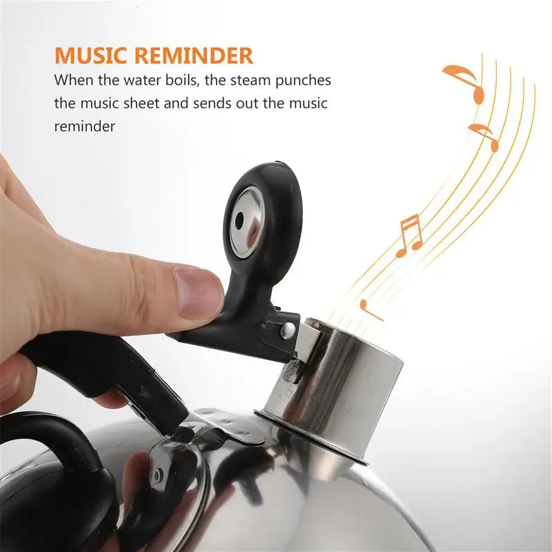 1.2L Thicken Stainless Steel Teakettle Whistling Kettle Household Boil Water Kettle Induction Cooker Gas Stove Universal