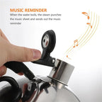 1.2L Thicken Stainless Steel Teakettle Whistling Kettle Household Boil Water Kettle Induction Cooker Gas Stove Universal