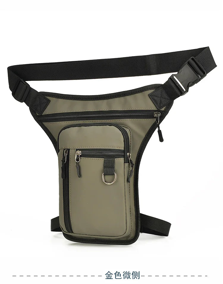 Men Drop Leg Bag Waist Bag for Men Fanny Pack Phone Purse Motorcycle Riding Shoulder Cross Body Thigh Male Hip Belt Waist Bags