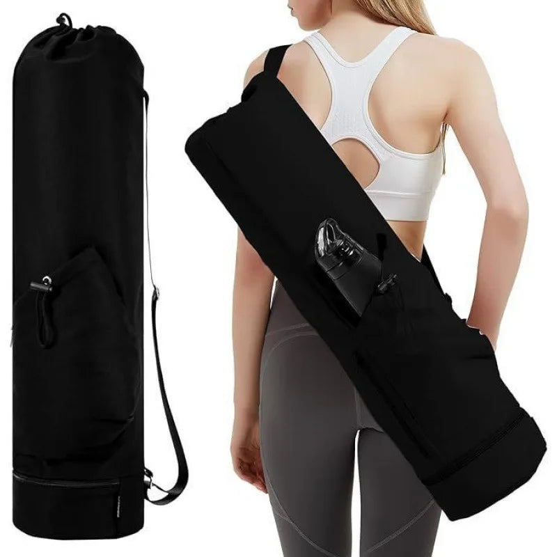 Yoga backpack, large capacity yoga mat bag, waterproof, adjustable shoulder straps, breathable sports bag, portable multifunction