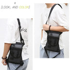 Men's Waist Bag Leg Bag Utility Belt Pack Pouch Male Hip Motorcycle Riding Leggings Thigh Bags Fanny Pack Cycling Shoulder Bag