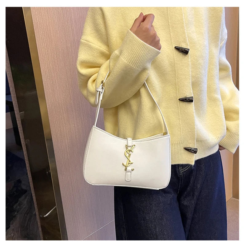 Women's bag 2025 new high-end fashion underarm bag popular versatile large capacity single shoulder bag women's bags