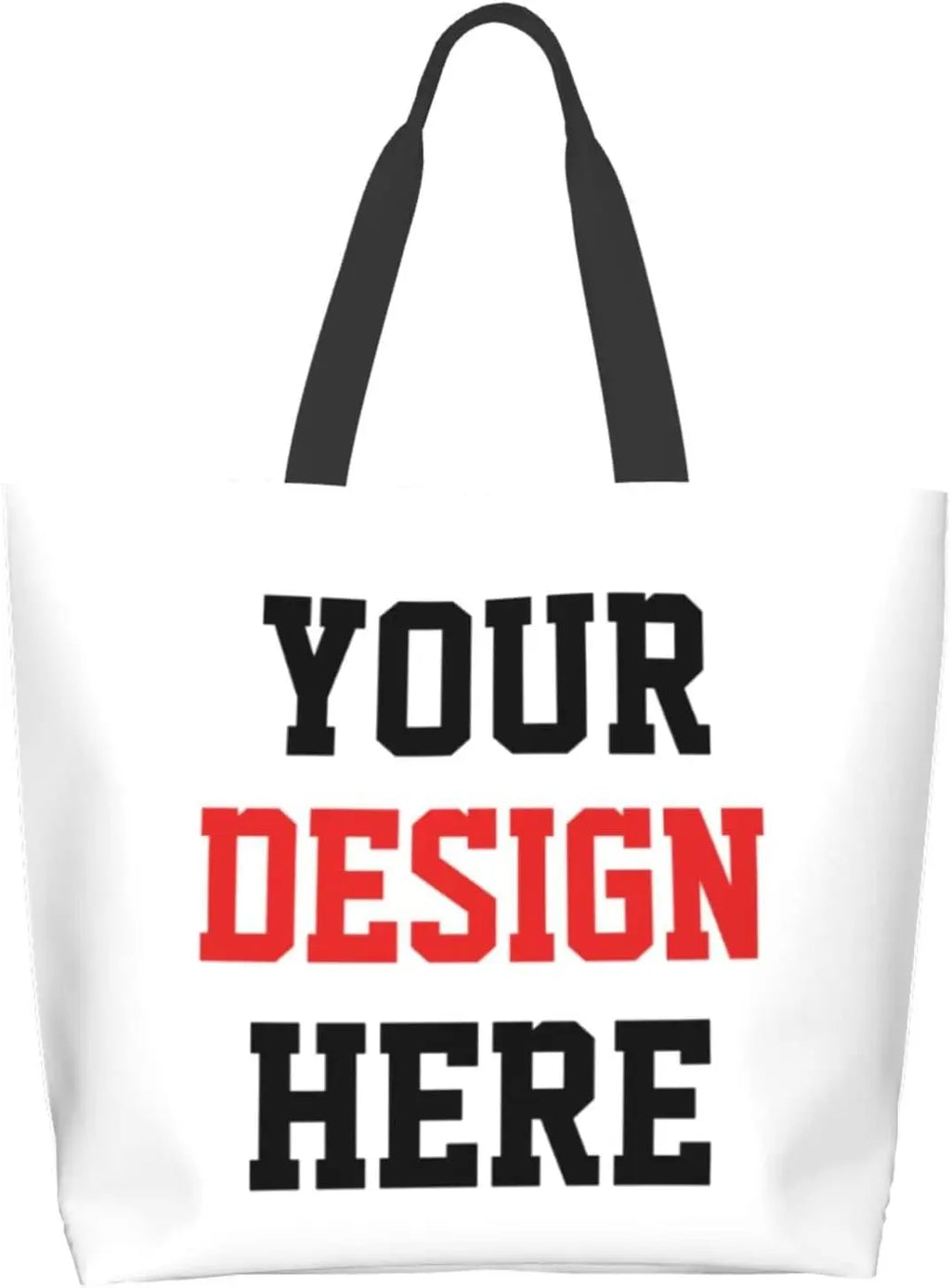 Custom Tote Bags Custom Bags With You Team Logo Text Picture Travel Business Shopping Women Teacher Personalized Shoulder Bag