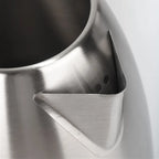 Stainless Steel Electric Kettle 1.8L 220V Silver Black Base Separation Desion Rust-resistant Durable for Home During Travel