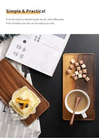 Natural Wooden Tray Rectangular Plate Fruit Snacks Food Storage Trays Hotel Home Serving Tray Decorate Supplies