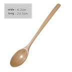 1/2pcs Wooden Spoon Kitchen Cooking Utensil Tools Soup Tea Spoon Tableware Catering Cooking Tool Coffee Soup Honey Spoon