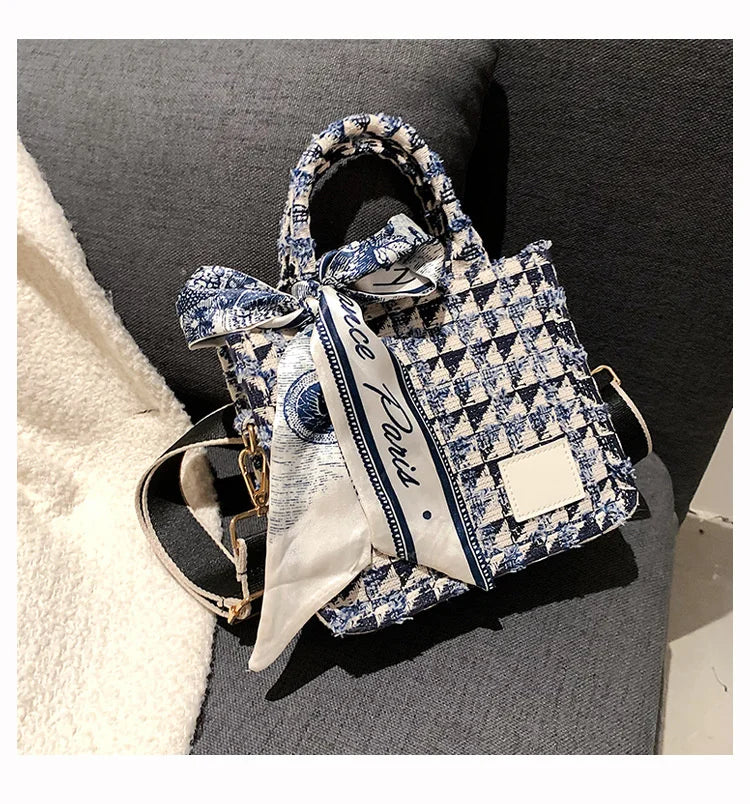 Women’s Tote Bags 2022 Trend New Mass Canvas Shoulder Bags Luxury Designer Handbags Casual Fashion Messenger Bags