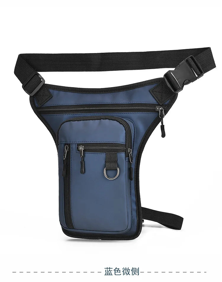 Men Drop Leg Bag Waist Bag for Men Fanny Pack Phone Purse Motorcycle Riding Shoulder Cross Body Thigh Male Hip Belt Waist Bags