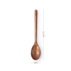 1/2pcs Wooden Spoon Kitchen Cooking Utensil Tools Soup Tea Spoon Tableware Catering Cooking Tool Coffee Soup Honey Spoon