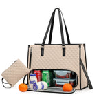 Women Bags Large Women Lunch Bags With Insulated Compartment Tote Bag with Leakproof Lunch Box Pocket Work Bag Handbag