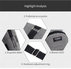 Men's Chest Bags Casual Waist Bags Small Short Trip Travel Carry Bags Men's Waterproof Shoulder Crossbody Bags Nylon Handbags