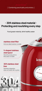 European-style retro electric kettle, 3L large capacity, constant temperature and heat preservation, a great home item