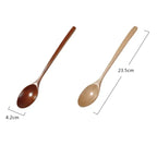 1/2pcs Wooden Spoon Kitchen Cooking Utensil Tools Soup Tea Spoon Tableware Catering Cooking Tool Coffee Soup Honey Spoon