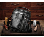Casual Fashion Men's Messenger Bag's Business Portable Handbag Man Leather Shoulder Bag Mobile 6.5'' Phone Bags