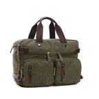 Men Canvas Briefcase Travel Bags Suitcase Classic Messenger Shoulder Bag for men Tote Handbag Big Casual Business Laptop Pocket