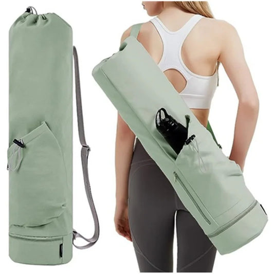Yoga backpack, large capacity yoga mat bag, waterproof, adjustable shoulder straps, breathable sports bag, portable multifunction