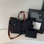 Super Popular Tote Bag for Women Large Capacity 2025 New Computer Mom Commuter Bag Nylon Canvas Bag for Students to Go in Class, Shopping and Mountaineering