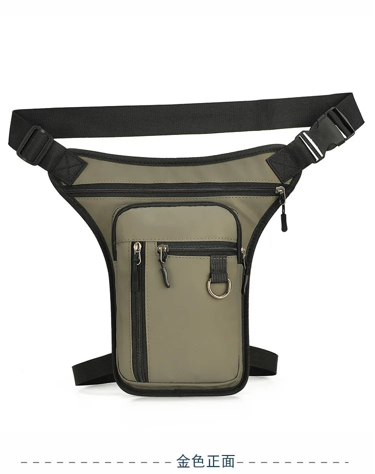 Men Drop Leg Bag Waist Bag for Men Fanny Pack Phone Purse Motorcycle Riding Shoulder Cross Body Thigh Male Hip Belt Waist Bags