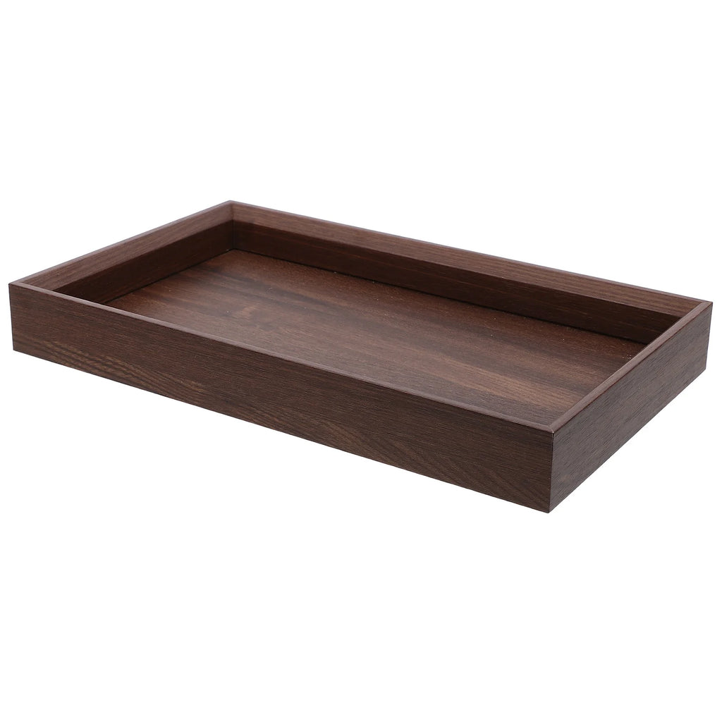 Black Walnut Wood Tea Tray Square Solid Wood Serving Tray Display Tray For Jewelry Storage Food Snack Platter Home Hotel