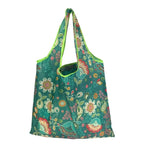 Tote Bags Flower Print Women's Grocery Handbags Outdoor Foldable Shopper Eco Shopping Bag Reusable Storage Bag Organizer Bags