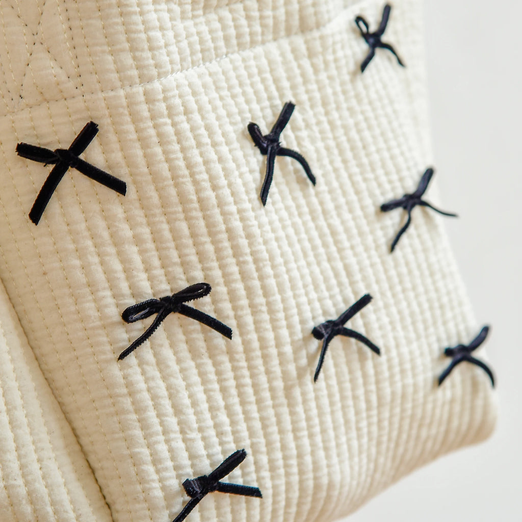 New bow tote bag small fashion Tote bag large capacity shoulder bag