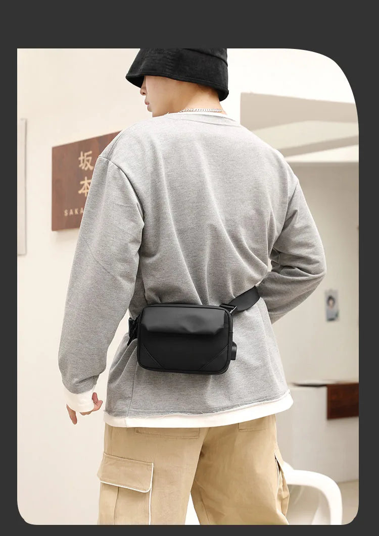Men's Fashion Small Bag Casual Men Mini Handbags Male Cross Body Shoulder Messenger Bags For Men Purses And Handbags bolasa