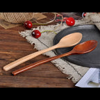 1/2pcs Wooden Spoon Kitchen Cooking Utensil Tools Soup Tea Spoon Tableware Catering Cooking Tool Coffee Soup Honey Spoon