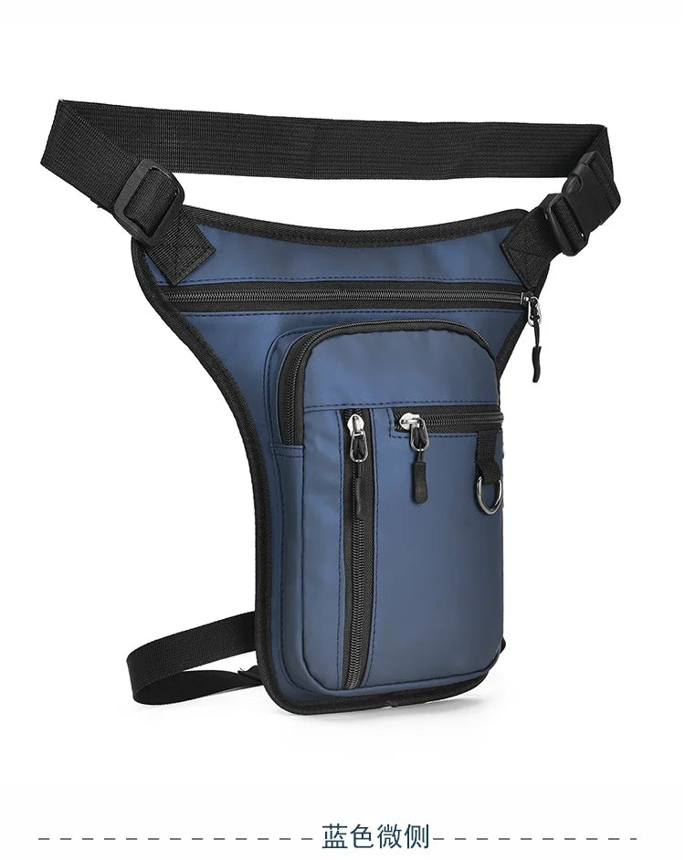Men Drop Leg Bag Waist Bag for Men Fanny Pack Phone Purse Motorcycle Riding Shoulder Cross Body Thigh Male Hip Belt Waist Bags