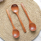 Wooden Spoon Bamboo Kitchen Cooking Utensil Tool Soup Teaspoon Catering for Kicthen Wooden Spoon Bamboo Spoon Dinner Spoon