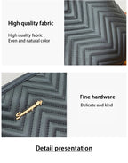 Women's Bag Fashion Large Capacity Tote Bag Wavy Grain Daily Commute Handbag two-piece