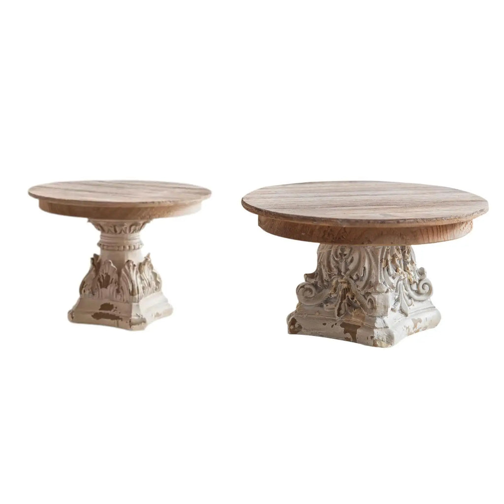 Wooden Fruit Tray Food Dish Plate Rustic Tea and Coffee Table Tray