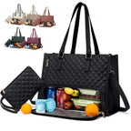 Women Bags Large Women Lunch Bags With Insulated Compartment Tote Bag with Leakproof Lunch Box Pocket Work Bag Handbag