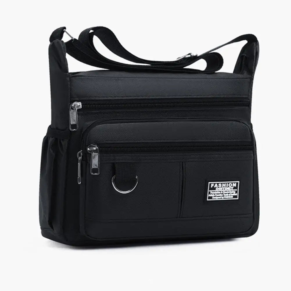 Men's Crossbody Bag - Big Capacity, Single Shoulder Design, Multi-Pockets, Fashion Business Bag for Daily Use