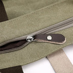 Men's Fashion Canvas Shoulder Bags Business Travel Crossbody Bags Men Multifunctional Messenger Bags Briefcase Men Handbag Tote