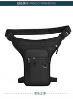 Men Drop Leg Bag Waist Bag for Men Fanny Pack Phone Purse Motorcycle Riding Shoulder Cross Body Thigh Male Hip Belt Waist Bags