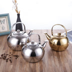 Stainless Steel Water Kettles with Infuser Filter Large Capacity Oolong Tea Jug Tea Coffee Tools Cookware Coffee Kettle