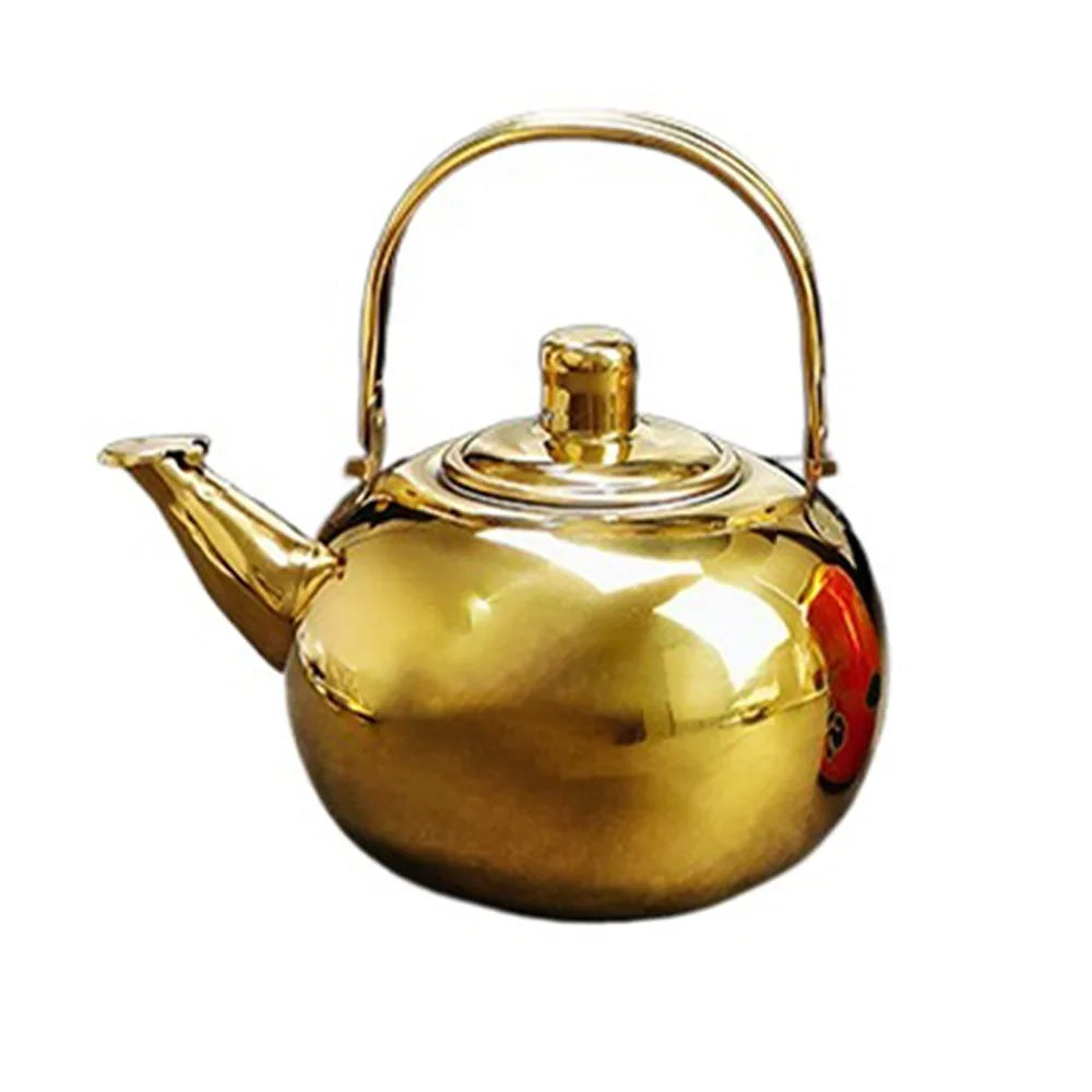 Stainless Steel Water Kettles with Infuser Filter Large Capacity Oolong Tea Jug Tea Coffee Tools Cookware Coffee Kettle
