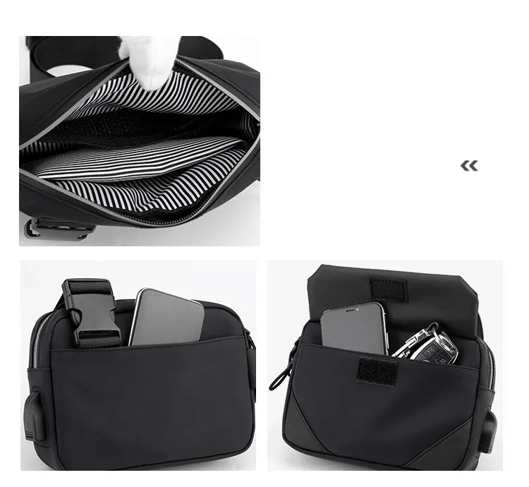 Men's Fashion Small Bag Casual Men Mini Handbags Male Cross Body Shoulder Messenger Bags For Men Purses And Handbags bolasa