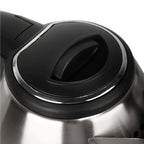 Stainless Steel Electric Kettle 1.8L 220V Silver Black Base Separation Desion Rust-resistant Durable for Home During Travel